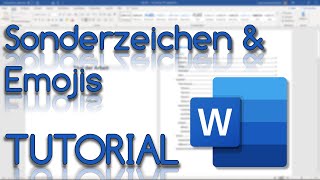 Sonderzeichen und Emojis einfügen  Word Online Tutorial [upl. by Ailam]