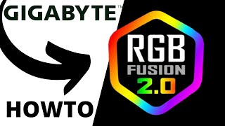 Using RGB FUSION 20 from Gigabyte for Motherboard RGB Control  Overview [upl. by Bullivant885]