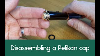 Disassembling a Pelikan pen cap [upl. by Legin]