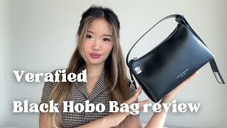 Verafied Black Hobo Shoulder Bag  first impressions  review [upl. by Aleyak]