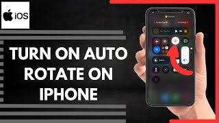 How To Turn On Auto Rotate On Iphone [upl. by Sedruol761]