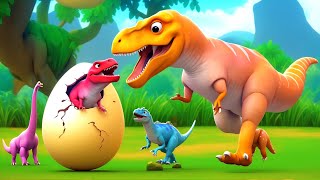 TRex Egg Hatching Comedy  Epic Dinosaur Adventure  Jurassic Zoo Adventures 2024 [upl. by Eintroc]