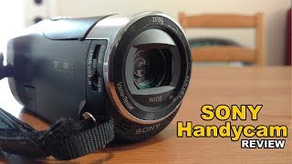 Sony Handycam Review HDR CX405 [upl. by Airreis]