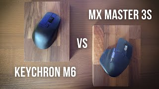 Keychron M6 Mouse vs Logitech MX Master 3s Mouse Which Mouse Is Best [upl. by Etteuqram]