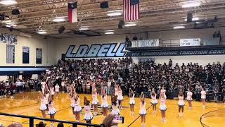 Bell Pep Rally  Cheer Routine  9152024 [upl. by Annayad]