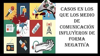 Casos en los cuales los medios de comunicación influyeron de forma negativa I Criminología y medios [upl. by Fernas]