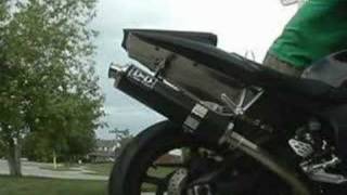 2004 Yamaha R6 DampD Slip On [upl. by Goldshell790]