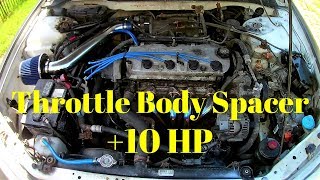 How To Install Throttle Body Spacer [upl. by Sollars]