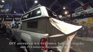 camp in your truck bed  topper ez lift [upl. by Annaeel]