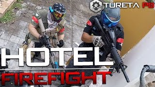 HOTEL FIREFIGHT ► SNIPER NO CQB  Ghost Hotel  Magfed Paintball  Paintball Sniper [upl. by Izmar]