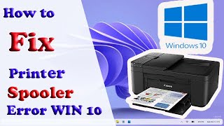 How to Fix Print Spooler Service Error Windows 10 amp 11 [upl. by Puri]