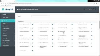 ePayroll Demonstration [upl. by Gnaig]