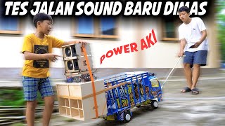 SOUND BARU DIMAS GANTI POWER DAN TES JALAN PAKAI TRUK TERNYATA SUARANYA MAKIN HOREG [upl. by Ayatal19]