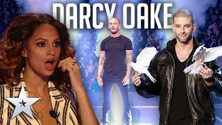 ALL PERFORMANCES from illusionist Darcy Oake  Britains Got Talent [upl. by Erapsag148]