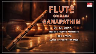 Carnatic Classical Instrumental  Flute  Sri Maha Ganapathim  By TR Srinath [upl. by Eat356]