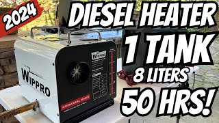 This Changes Everything Again 2024 WIPPRO Diesel Heater  CRAZY Fuel efficiency and NO ticking [upl. by Ereveniug]