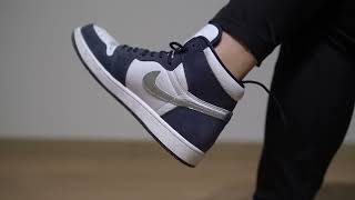 shoeplay with Jordan 1 sockless [upl. by Seema130]