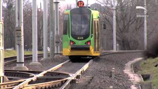 KolejTV  10012012 r  Dworzec Główny w Poznaniu rozbudowa linii poznańskiego tramwaju [upl. by Ecniv]