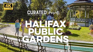 HALIFAX WALKING TOUR Halifax Public Gardens Spring Garden Area and Downtown Halifax  Canada [upl. by Ayal]