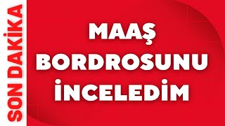 Maaş Bordrosunu inceledim işte detaylar 4d işçi kadrosu son dakika [upl. by Drais543]