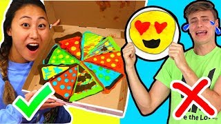 PANCAKE ART CHALLENGE WITH MY BOYFRIEND CARTER SHARER [upl. by Erle203]