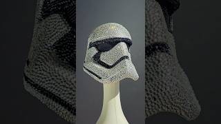 Star Wars Stormtrooper Mask rhinestoned to perfection THEVILLBERGSSTUDIO STARWARS STORMTROOPER [upl. by Eekcaj642]