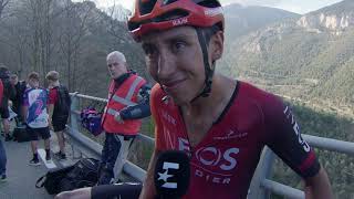 Egan Bernal  Interview at the finish  Stage 6  Volta Ciclista a Catalunya 2024 [upl. by Francoise]