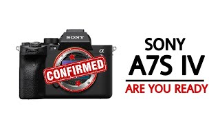 Sony A7S IV Confirmed Leaks  Rumors [upl. by Hares]