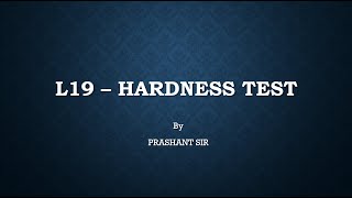 L19  Hardness Test  Strength of Materials gate gateexam mechanicalengineering GATE [upl. by Aihsekel]