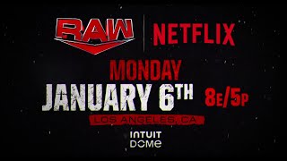 Raw on Netflix premiere from Intuit Dome in LA on Jan 6 2025 [upl. by Ruzich]