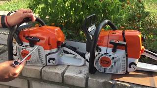 Чем отличается бензопила STIHL MS 361 от MS 362 [upl. by Ellehcen888]