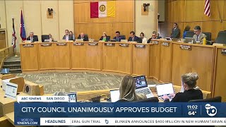 San Diego City Council passes 58 billion budget [upl. by Martinic]