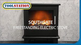 Introducing the BeModern Southgate Electric Fire 21quot Matt Black  Toolstation [upl. by Nwadrebma486]