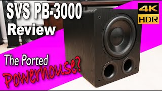 SVS PB3000 Subwoofer Review  The Best Midrange Subwoofer 4K HDR [upl. by Gideon]