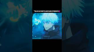 quotGojo Satoru’S Limitless Strength 😈 gojo sukuna jujutsukaisen anime gamingwithkrishna fyp amv [upl. by Ennovyhs263]