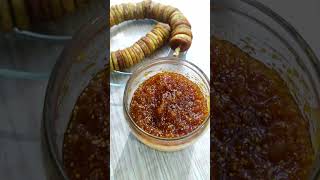 fig jam from dried figs fig jam homemade tasty recipe foodie kitchen fruit cook tips asmr [upl. by Nirrep]