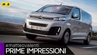 Citroen SpaceTourer pulmino  Primo Test [upl. by Bast]