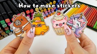 How to Make Stickers  Easy and Cheap [upl. by Fulbright]