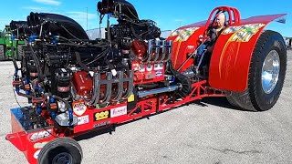 Tractors Unloading at NFMS Championship Tractor Pulls 2024 Freedom Hall [upl. by Titus]