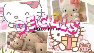 Roblox  Aesthetic Hello Kitty Large Collection Decals Codes amp ID’s [upl. by Sesylu]