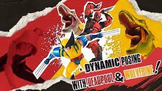 DYNAMIC POSING With Revoltech Deadpool amp Mafex Wolverine ⚔️🔫 [upl. by Hoffmann377]