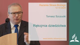 Tomasz Szczucki  quotRÄ™kojmia dziedzictwaquot  12 10 2024 [upl. by Alliw]