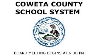 Coweta County School Board Meeting  06132023 [upl. by Brout]