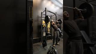 90 KG  200 lbs Barbell military strict press EASY [upl. by Decrem787]