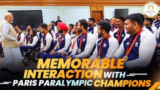 LIVE  PM Modis interaction with Paris Paralympic champions [upl. by Ethbinium]