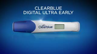 Clearblue Digital Ultra Early Pregnancy Test United Kingdom only [upl. by Sapowith]