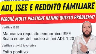 PROBLEMA ASSEGNO DI INCLUSIONE con ISEE e reddito familiare perchè [upl. by Olli]