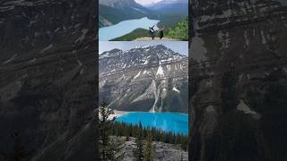 It is peyto lake alberta where koi mil gaya track was shoot travel nature [upl. by Luas]