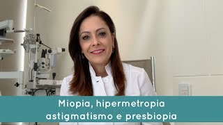 Miopia hipermetropia astigmatismo e presbiopia [upl. by Leaj]