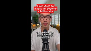 How Much to Invest to Become a Millionaire [upl. by Ainelec]